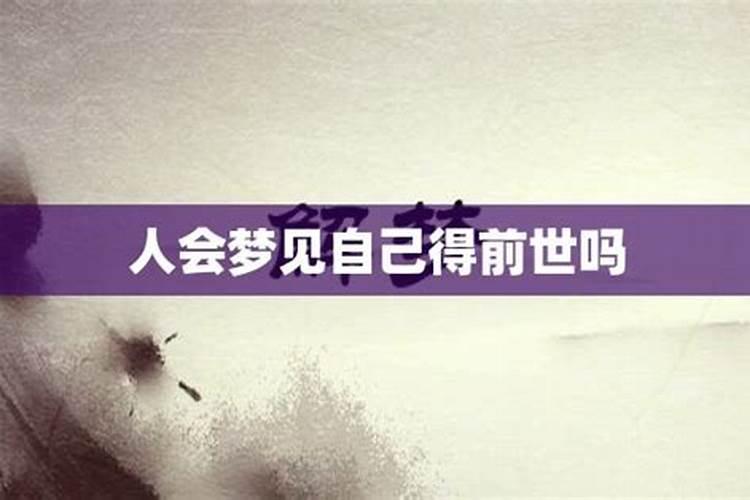 梦见我前世是什么意思？