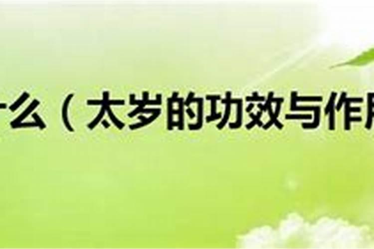 太岁的药用价值