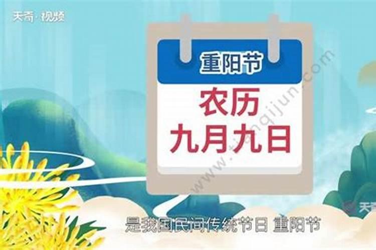 重阳节是几月几日:农历九月初九