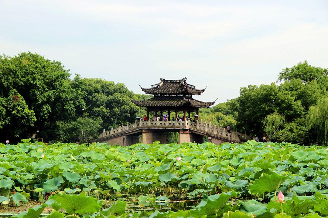 杭州西湖：被誉为人间天堂，是中国著名的旅游胜地之一